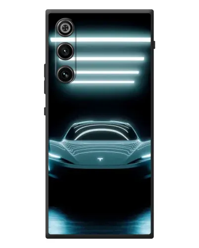 Чехол для ZTE Nubia RedMagic 10 Air с картинкой «Tesla в неоне»