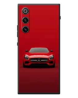 Чехол для ZTE Nubia RedMagic 10 Air с картинкой «Красный Mercedes AMG»