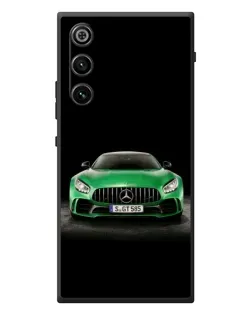 Чехол для ZTE Nubia RedMagic 10 Air с картинкой «Mercedes — неоновый лого»