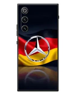 Чехол для ZTE Nubia RedMagic 10 Air с картинкой «Mercedes — флаг Германии»