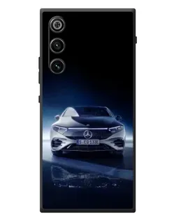 Чехол для ZTE Nubia RedMagic 10 Air с картинкой «Ночной Mercedes EQ»