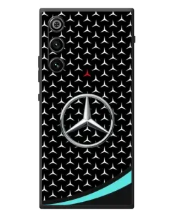 Чехол для ZTE Nubia RedMagic 10 Air с картинкой «Mercedes — бирюзовый акцент»