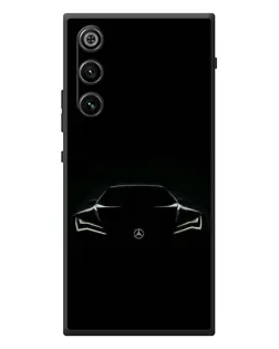 Чохол для ZTE Nubia RedMagic 10 Air з картинкою «Mercedes — силует авто» Чохол для ZTE Nubia RedMagic 10 Air з картинкою «Mercedes — силует авто»