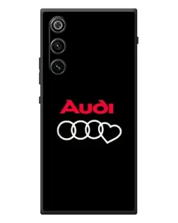 Чехол для ZTE Nubia RedMagic 10 Air с картинкой «Логотип Audi Heart»