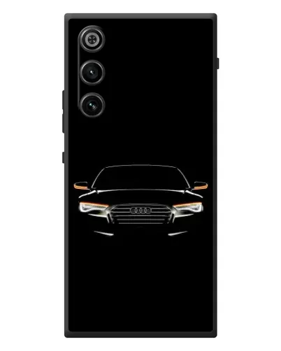 Чехол для ZTE Nubia RedMagic 10 Air с картинкой «Audi — ночной контур» Чехол для ZTE Nubia RedMagic 10 Air с картинкой «Audi — ночной контур»