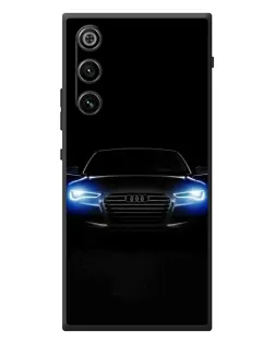 Чехол для ZTE Nubia RedMagic 10 Air с картинкой «Audi в неоне»