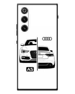 Чехол для ZTE Nubia RedMagic 10 Air с картинкой «Audi — контрастный дизайн»