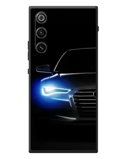 Чехол для ZTE Nubia RedMagic 10 Air с картинкой «Неоновый взгляд Audi»