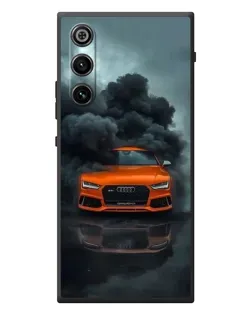 Чехол для ZTE Nubia RedMagic 10 Air с картинкой «Audi в облаках дыма»