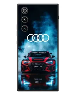 Чехол для ZTE Nubia RedMagic 10 Air с картинкой «Audi Sport — неон»