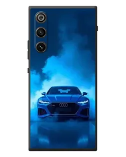 Чехол для ZTE Nubia RedMagic 10 Air с картинкой «Audi — голубая энергия»