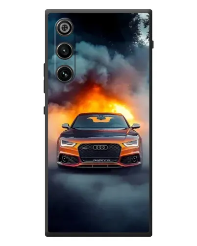 Чехол для ZTE Nubia RedMagic 10 Air с картинкой «Audi в огненном дыму» Чехол для ZTE Nubia RedMagic 10 Air с картинкой «Audi в огненном дыму»