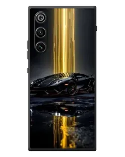 Чехол для ZTE Nubia RedMagic 10 Air с картинкой «Ночной Lamborghini драйв»