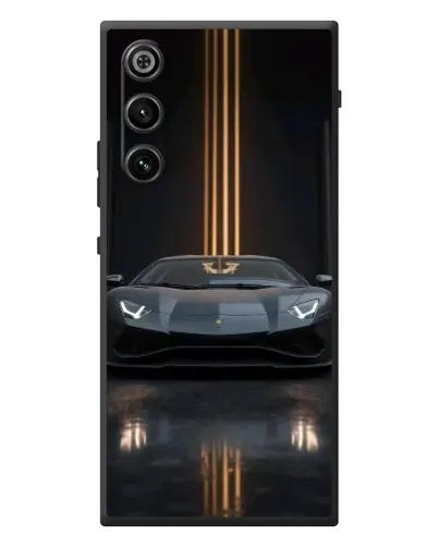 Чохол для ZTE Nubia RedMagic 10 Air з картинкою «Lamborghini золоті лінії»