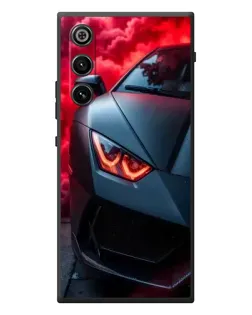 Чехол для ZTE Nubia RedMagic 10 Air с картинкой «Lamborghini красное сияние»
