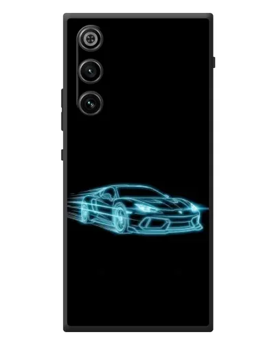 Чохол для ZTE Nubia RedMagic 10 Air з картинкою «Неоновий контур Lamborghini»