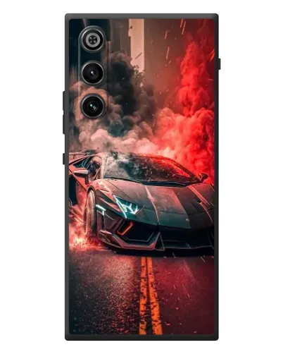 Чохол для ZTE Nubia RedMagic 10 Air з картинкою «Lamborghini червоний дим»