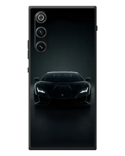 Чохол для ZTE Nubia RedMagic 10 Air з картинкою «Чорний Lamborghini Aventador»
