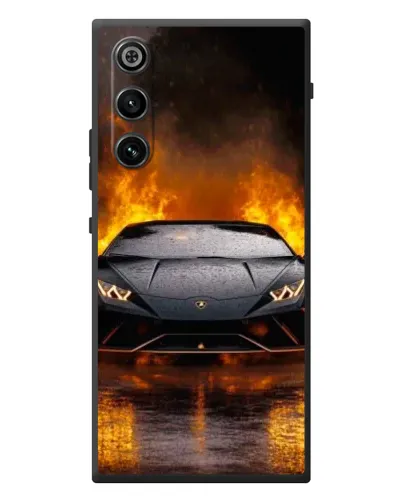Чохол для ZTE Nubia RedMagic 10 Air з картинкою «Lamborghini у вогні»
