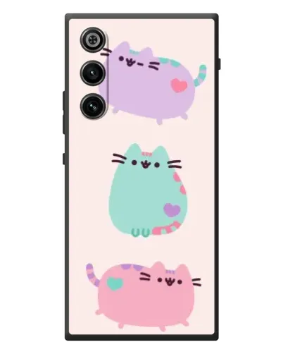 Чехол для ZTE Nubia RedMagic 10 Air с картинкой «Pusheen трио»