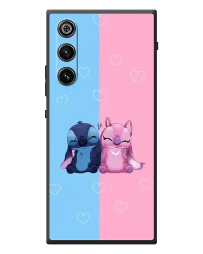 Чехол для ZTE Nubia RedMagic 10 Air с картинкой «Stitch и Angel Love»