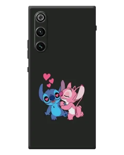 Чехол для ZTE Nubia RedMagic 10 Air с картинкой «Анжел целует Стича»