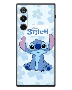 Чехол для ZTE Nubia RedMagic 10 Air с картинкой «Stitch среди цветов»