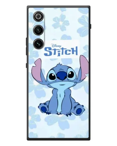 Чехол для ZTE Nubia RedMagic 10 Air с картинкой «Stitch среди цветов»