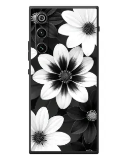 Чехол для ZTE Nubia RedMagic 10 Air с картинкой «Монохромные астры» Чехол для ZTE Nubia RedMagic 10 Air с картинкой «Монохромные астры»