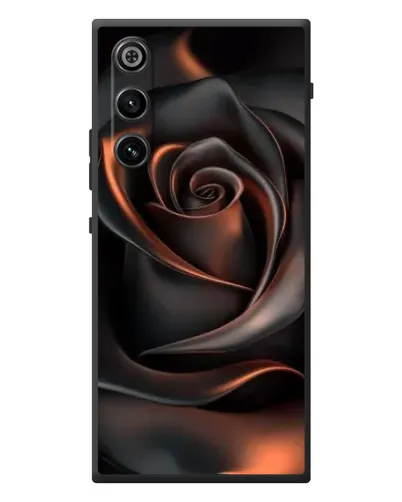 Чехол для ZTE Nubia RedMagic 10 Air с картинкой «Шелковая черная роза» Чехол для ZTE Nubia RedMagic 10 Air с картинкой «Шелковая черная роза»