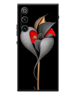 Чехол для ZTE Nubia RedMagic 10 Air с картинкой «Серебряный фантазийный цветок» Чехол для ZTE Nubia RedMagic 10 Air с картинкой «Серебряный фантазийный цветок»