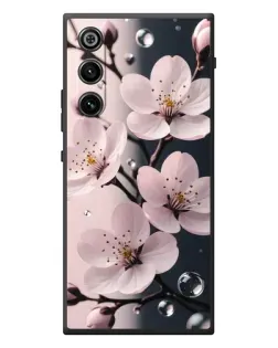 Чехол для ZTE Nubia RedMagic 10 Air с картинкой «Нежная сакура и капли» Чехол для ZTE Nubia RedMagic 10 Air с картинкой «Нежная сакура и капли»