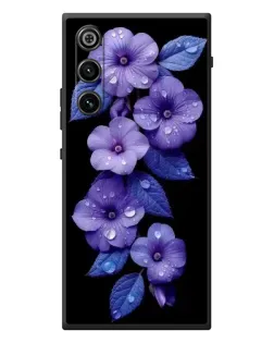 Чехол для ZTE Nubia RedMagic 10 Air с картинкой «Фиолетовые цветы с росою» Чехол для ZTE Nubia RedMagic 10 Air с картинкой «Фиолетовые цветы с росою»