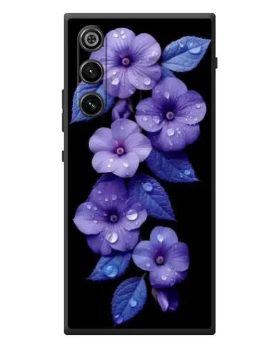 Чехол для ZTE Nubia RedMagic 10 Air с картинкой «Фиолетовые цветы с росою» Чехол для ZTE Nubia RedMagic 10 Air с картинкой «Фиолетовые цветы с росою»