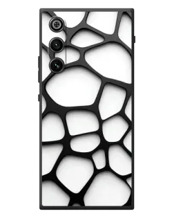 Чехол для ZTE Nubia RedMagic 10 Air с картинкой «Белая объемная сетка»