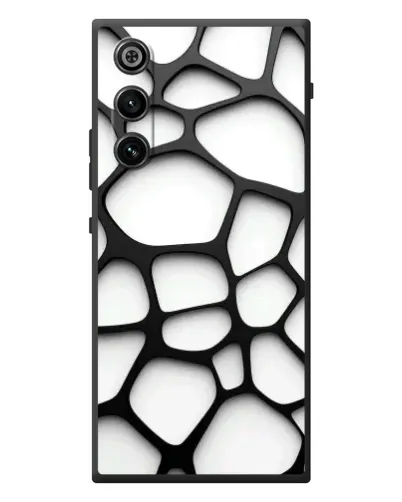 Чехол для ZTE Nubia RedMagic 10 Air с картинкой «Белая объемная сетка»
