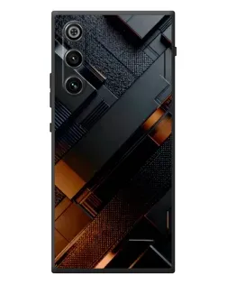 Чехол для ZTE Nubia RedMagic 10 Air с картинкой «Черные геометрические блоки»