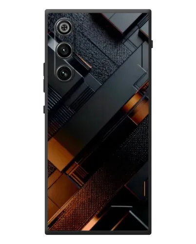 Чехол для ZTE Nubia RedMagic 10 Air с картинкой «Черные геометрические блоки»