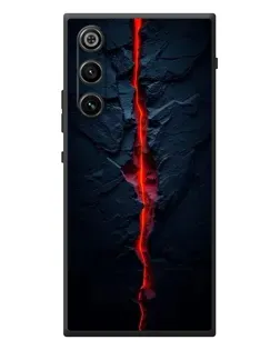 Чехол для ZTE Nubia RedMagic 10 Air с картинкой «Kрасная лавовая трещина»