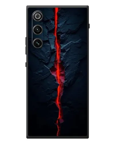 Чехол для ZTE Nubia RedMagic 10 Air с картинкой «Kрасная лавовая трещина»