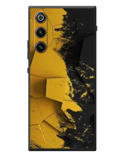 Чехол для ZTE Nubia RedMagic 10 Air с картинкой «Золотые осколки геометрии»