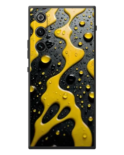 Чехол для ZTE Nubia RedMagic 10 Air с картинкой «Жидкое желтое золото»