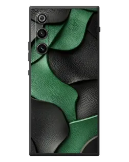 Чехол для ZTE Nubia RedMagic 10 Air с картинкой «Зеленые кожаные волны»