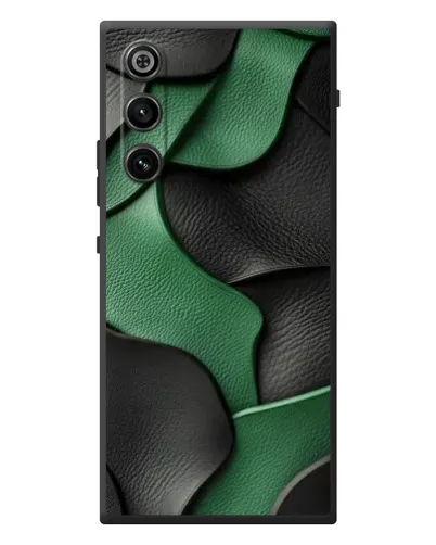 Чехол для ZTE Nubia RedMagic 10 Air с картинкой «Зеленые кожаные волны»