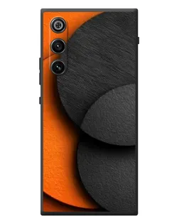 Чехол для ZTE Nubia RedMagic 10 Air с картинкой «Геометрия оранжевых кругов»