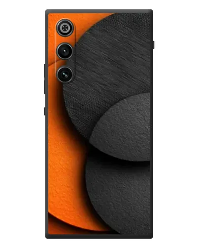 Чехол для ZTE Nubia RedMagic 10 Air с картинкой «Геометрия оранжевых кругов»