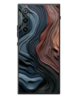 Чехол для ZTE Nubia RedMagic 10 Air с картинкой «Цветные волны каньона»