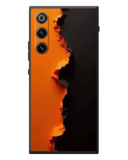 Чехол для ZTE Nubia RedMagic 10 Air с картинкой «Оранжевый разлом»
