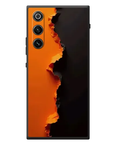 Чехол для ZTE Nubia RedMagic 10 Air с картинкой «Оранжевый разлом»
