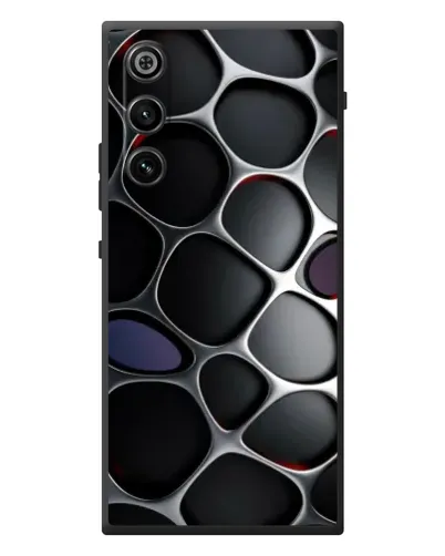 Чехол для ZTE Nubia RedMagic 10 Air с картинкой «Объемная темная решетка»